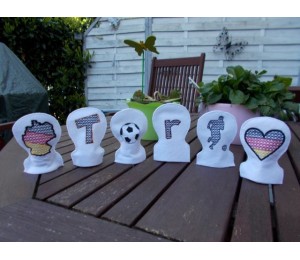 ITH Teelichthülle - Fußball Deutschland